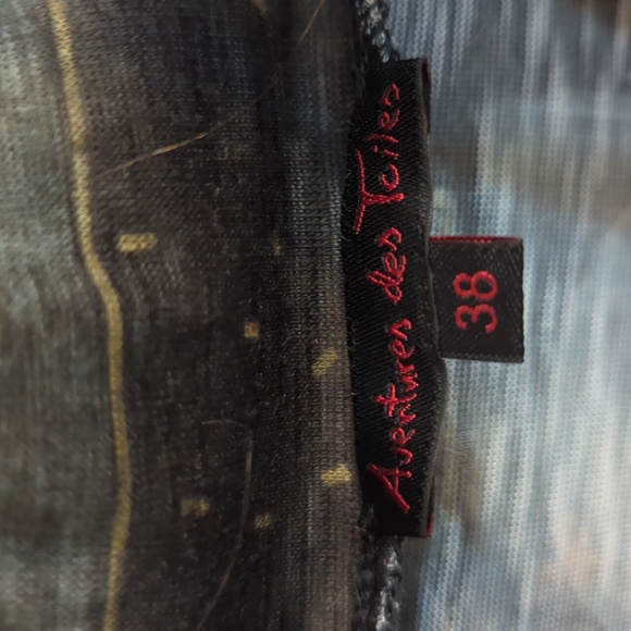 Authentic AVENTUTRES DES TOILES Abstract Art Blouse - Picture 5 of 6